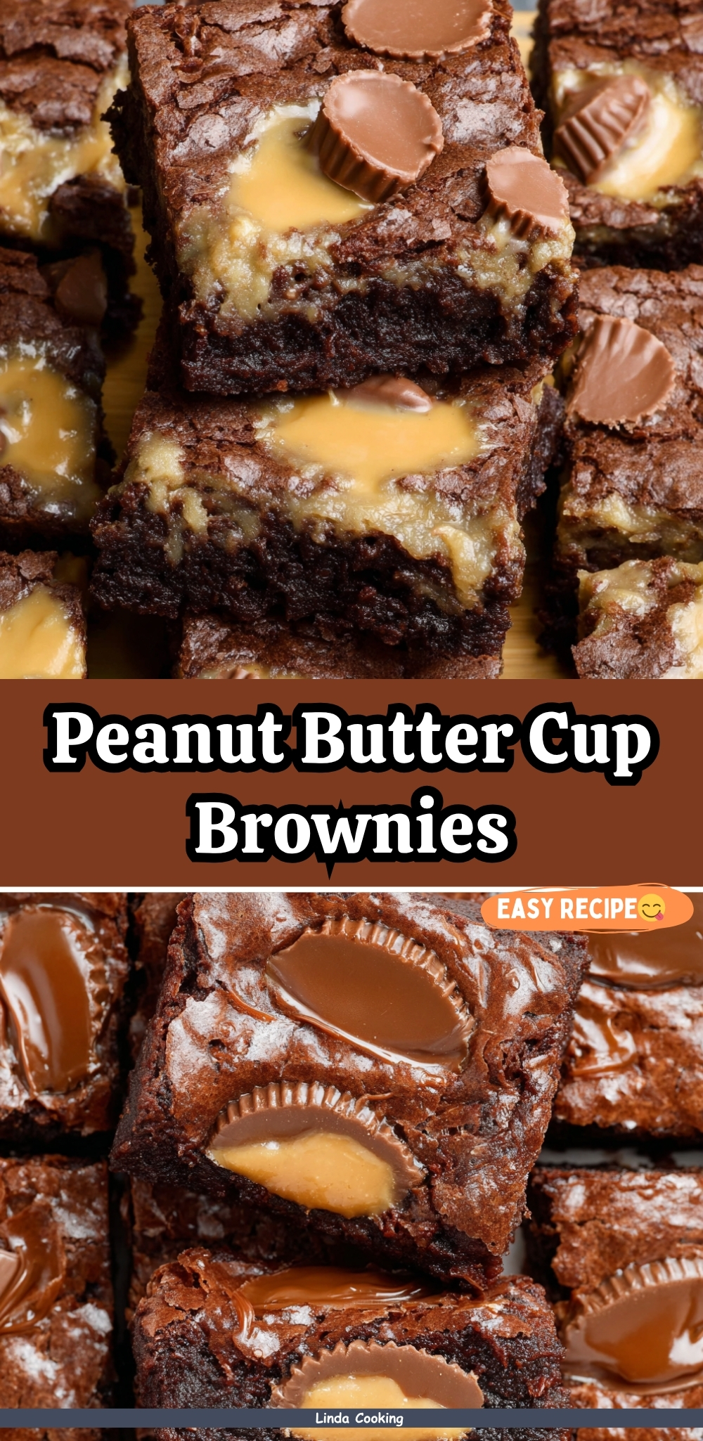 Peanut Butter Cup Brownies