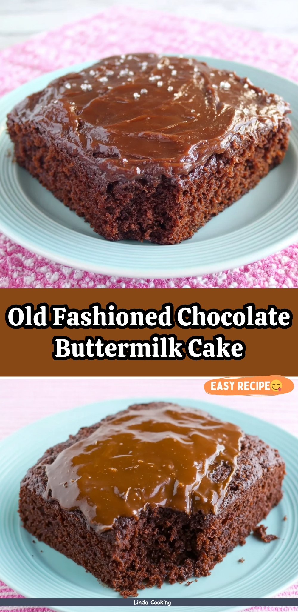 Old Fashioned Chocolate Buttermilk Cake