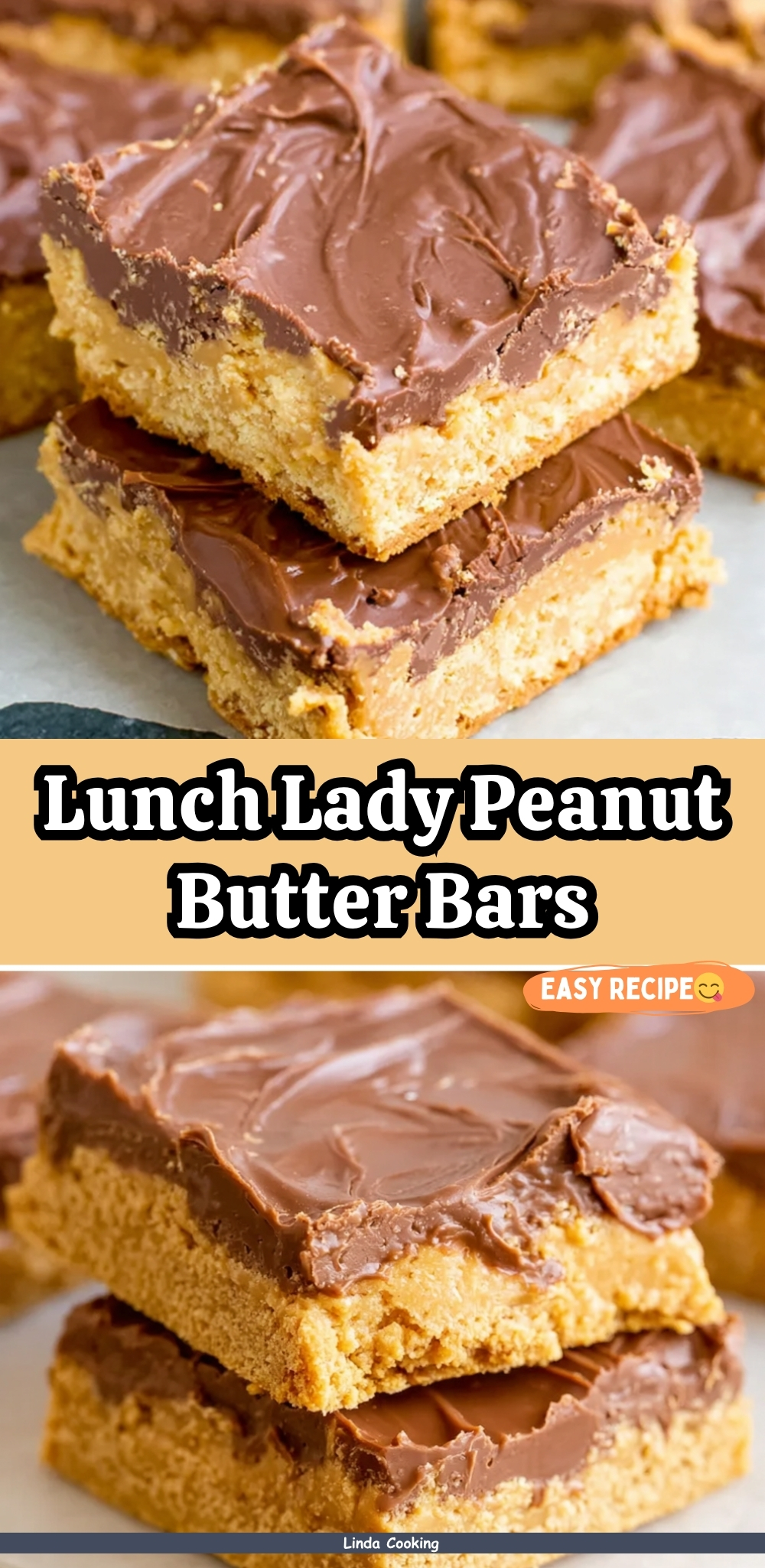 Lunch Lady Peanut Butter Bars