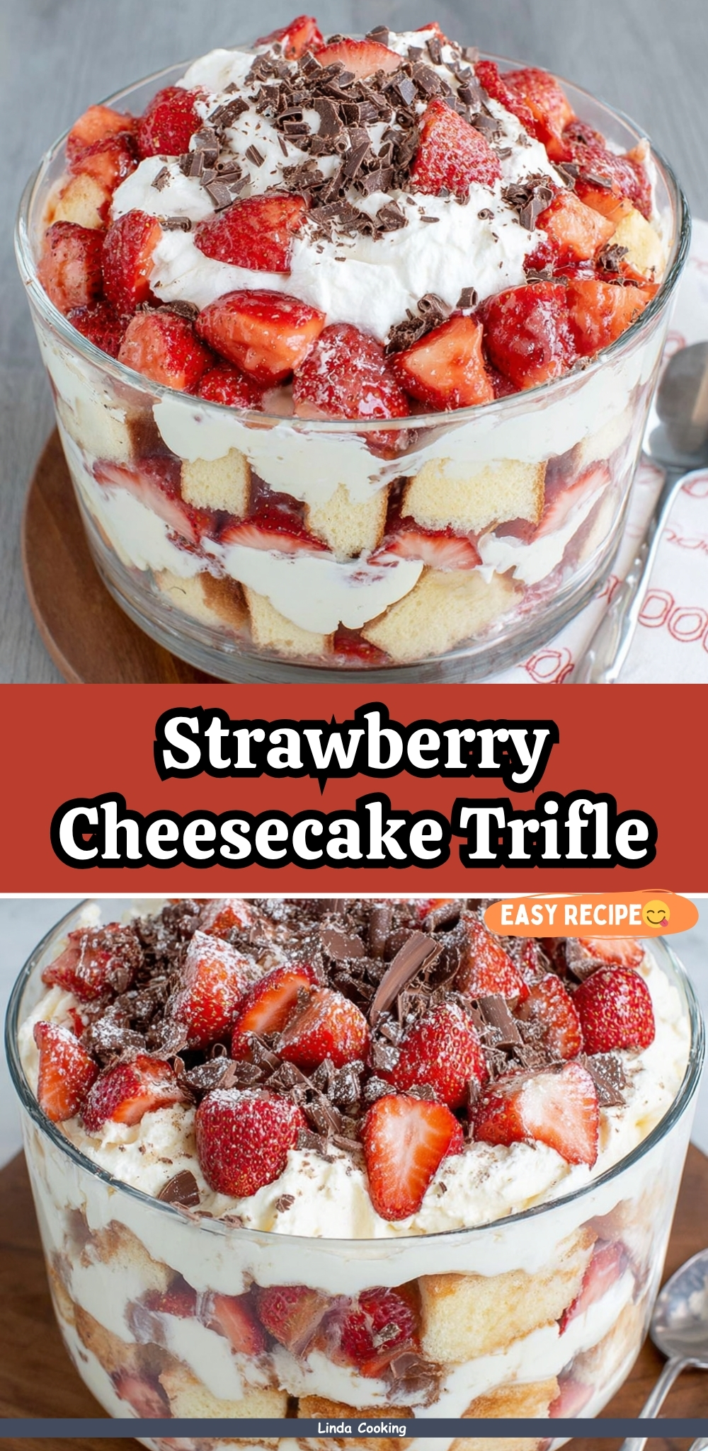 Strawberry Cheesecake Trifle