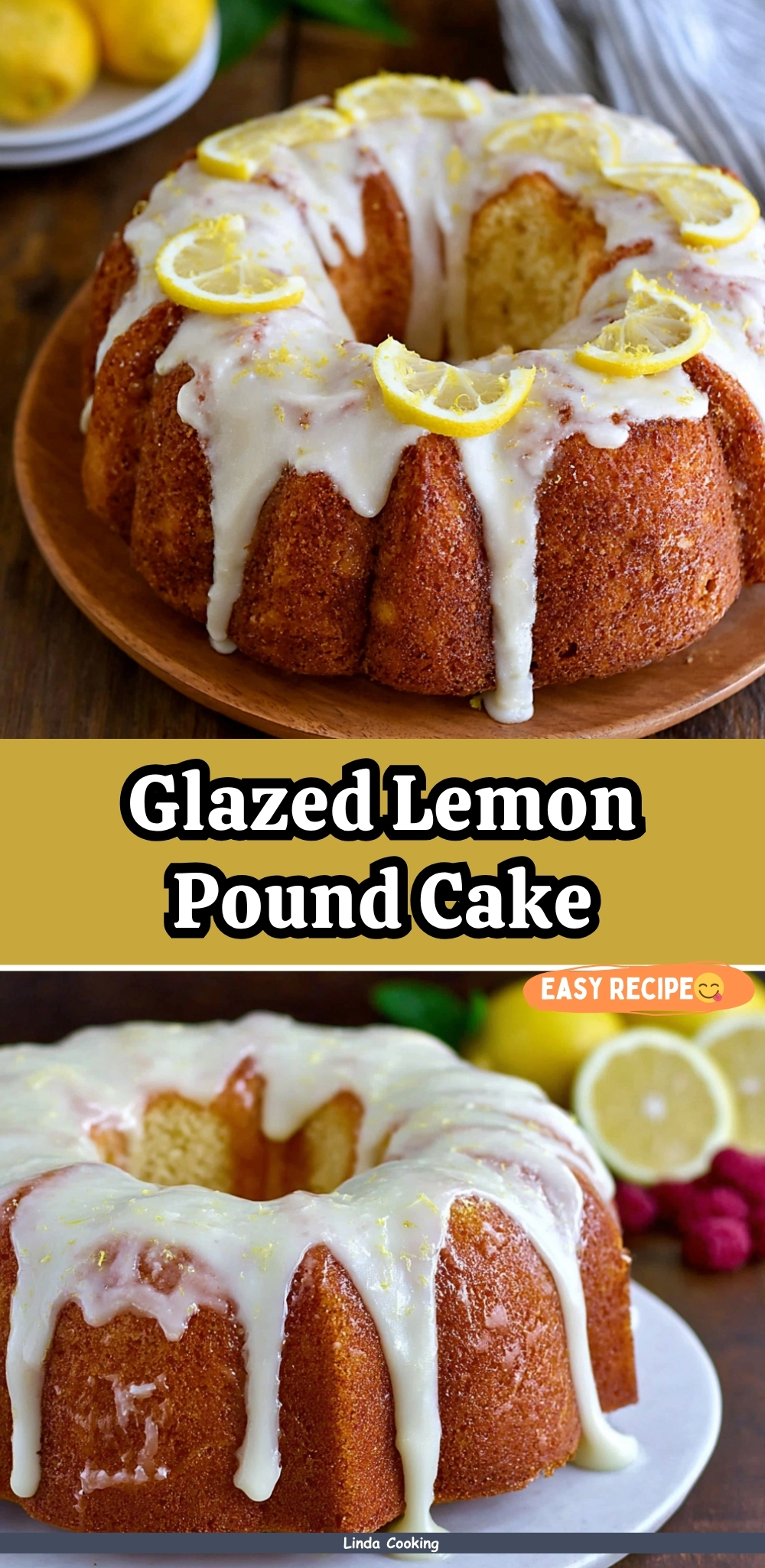Glazed Lemon Pound Cake