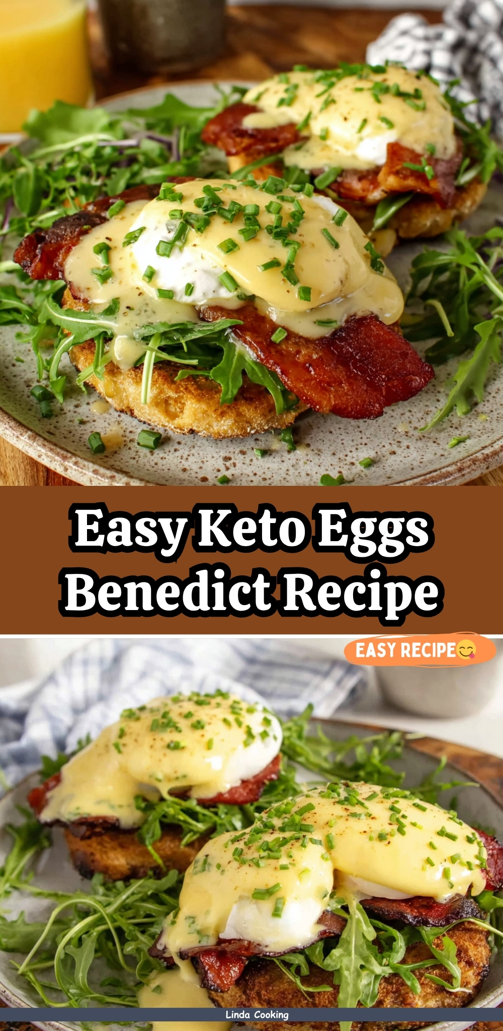 Easy Keto Eggs Benedict Recipe