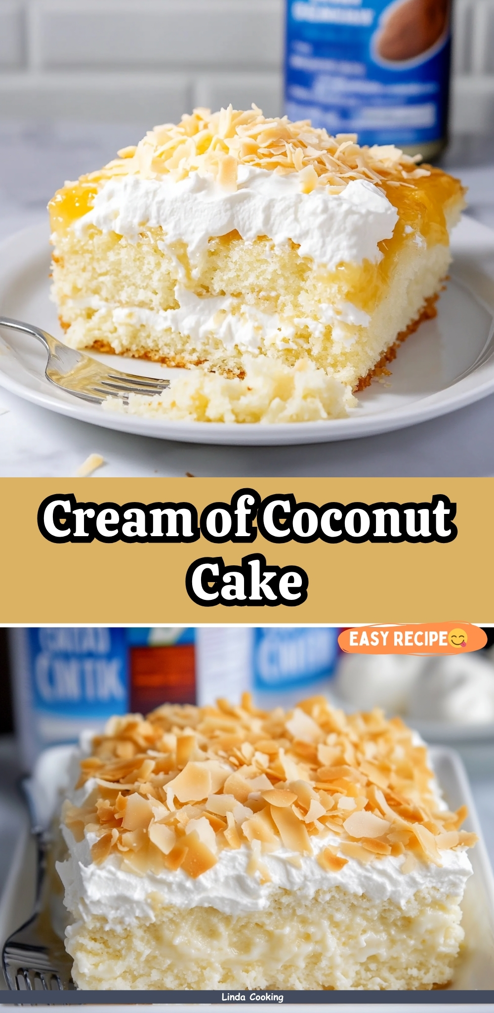Cream of Coconut Cake