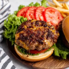Bacon Cheddar Cheese Stuffed Burgers Recipe (Best Grilled Burgers!)